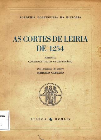 <b>As Cortes de leiria em 1254</b>