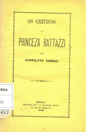 Os Cr�ticos da Princesa Rattazi