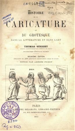 <b>Histoire de la caricature e[...]</b>