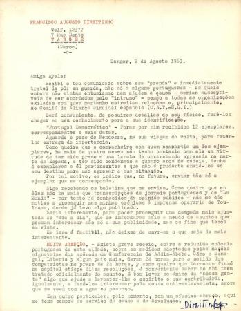 <b>[Carta remetida por Francis[...]</b>