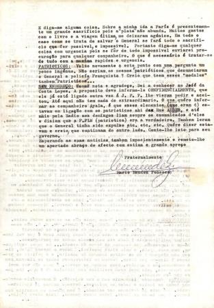 [Carta remetida por Mario Mendez Fonseca a Adolfo Ayala]