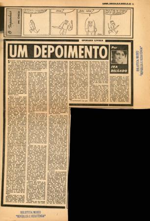 "Um depoimento", por Iva Delgado