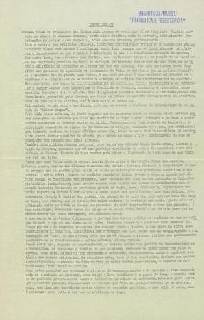 Comunicado das Associa��es de Estudantes, N.� 27