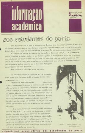 <b>Informa��o Acad�mica, N.� 5</b>