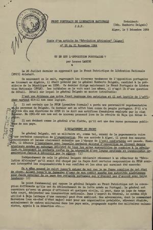 <b>Front Portuguaise de Libera[...]</b>
