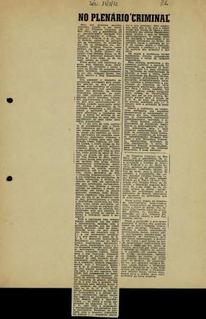 <b>"Plen�rio Criminal"</b>