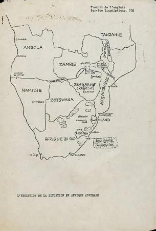 L'Evolution de la situation en Afrique Australe