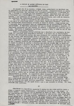 <b>A Posi��o de alguns Cat�lic[...]</b>