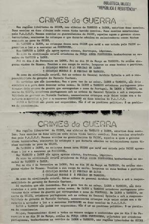 <b>Crimes de Guerra</b>