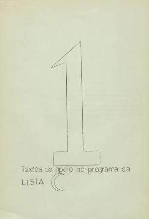 Textos de apoio ao programa da Lista C