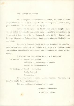 [Comunicado] ?Exm�. Senhor Professor?