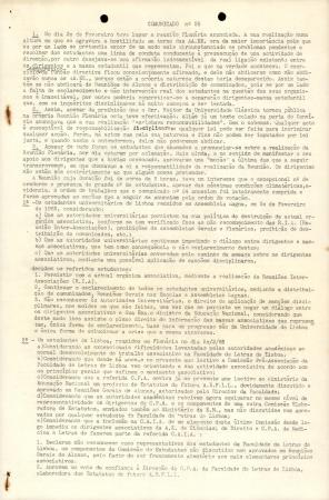 Comunicado N� 25