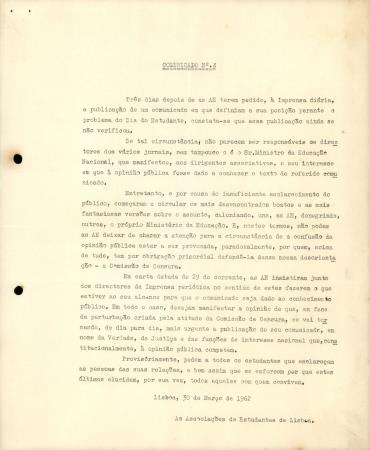 <b>Comunicado N� 4</b>