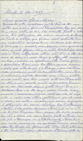 [Carta dirigida pela irm� ao Coronel Francisco de Oliveira Pio (Rio de Janeiro)]