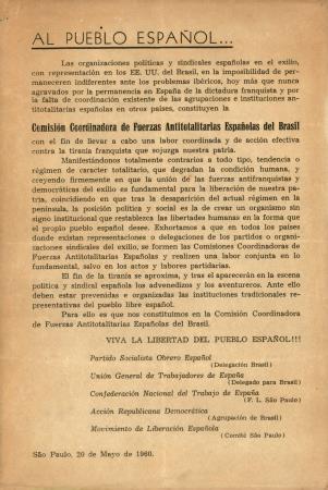 "Al Pueblo Espa�ol?"