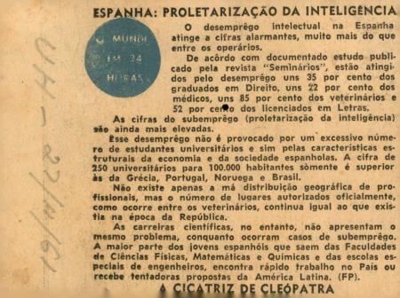 ?Espanha: Proletariza��o da Intelig�ncia"