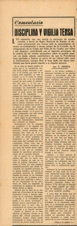 "Comentario: Disciplina y Vigilia Tensa"