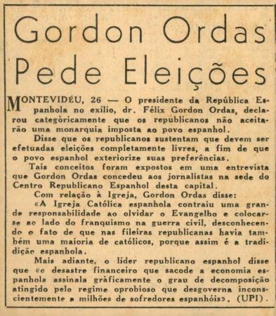 <b>"Gordon Ordas Pede Elei��es"</b>