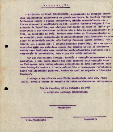 Declara��o