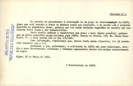 Circular n� 1