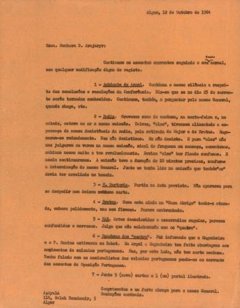 [Carta remetida a Arajaryr Campos por Adolfo Ayala]