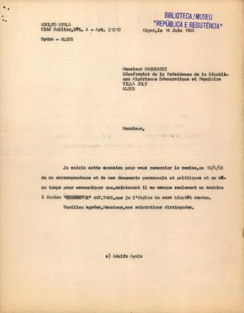 <b>[Carta remetida ao Secret�r[...]</b>