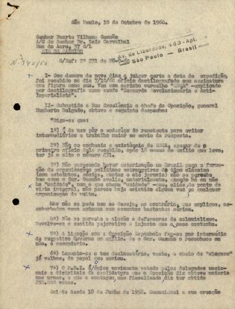 [Carta dirigida a Duarte Vilhena Gusm�o (Rio de Janeiro)]
