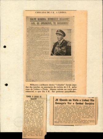 <b>"Chegada de J.K. a Lisboa"</b>