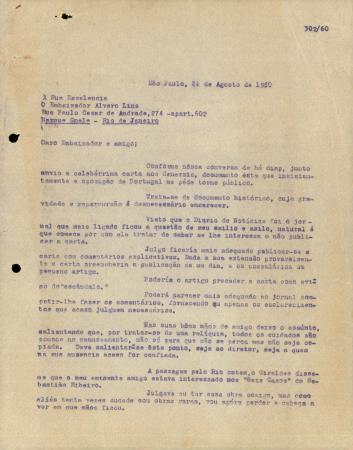 <b>[Carta dirigida ao Embaixad[...]</b>