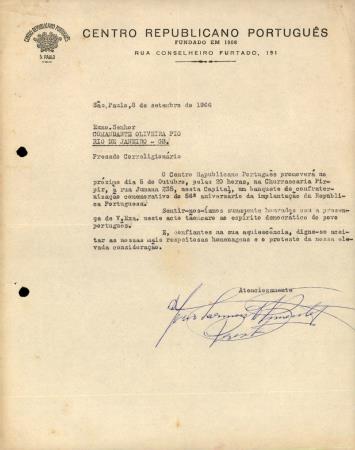 [Carta dirigida ao Coronel Francisco de Oliveira Pio (Rio de Janeiro)]