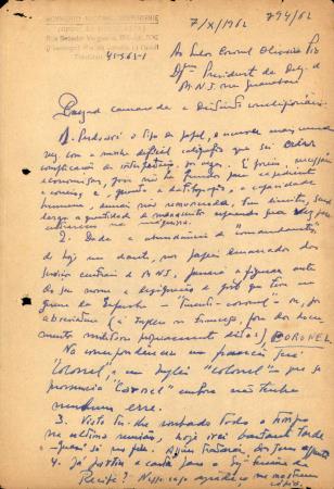 <b>N� 794/62 [Carta dirigida a[...]</b>