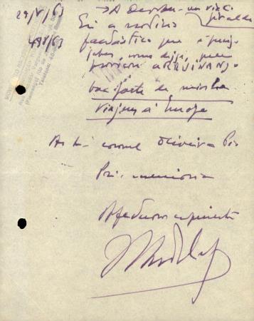 <b>N� 498/63 [Carta dirigida a[...]</b>