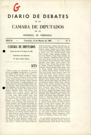 <b>Di�rio de Debates de la Cam[...]</b>