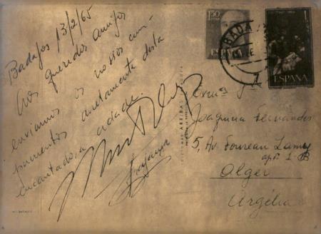 <b>[Postal remetido a Joaquina[...]</b>