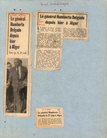 ?Le g�n�ral Humberto Delgado le 27 juin � Alger?