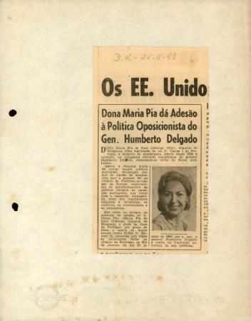 <b>"Os EE. Unidos". Dona Maria[...]</b>