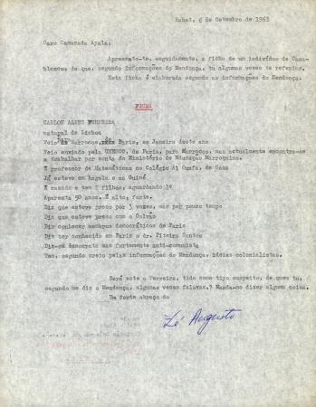 [Carta remetida a Adolfo Ayala]
