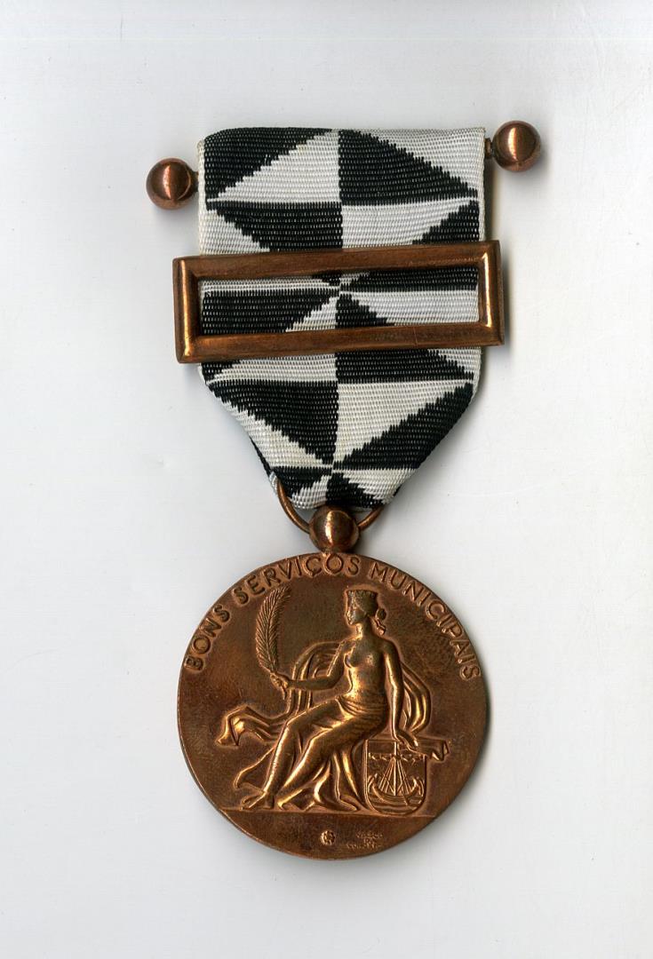 Medalha Bons Servi�os Municipais<br>CONCEI��O, Vasco Pereira da (1914-1992)