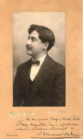 Francisco Valena - retrato autografo dedicado