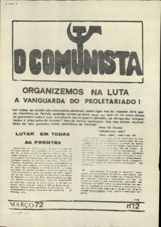 O Comunista, N.� 12