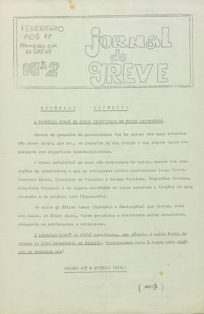 <b>Jornal da Greve, N.� 2</b>