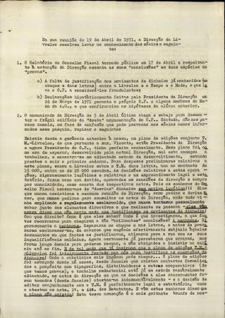 <b>Na sua reuni�o de 19 de Abr[...]</b>