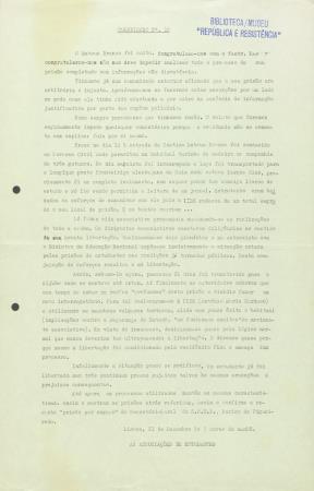Comunicado N.� 10