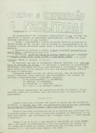 Quando a Repress�o � Facilitada!