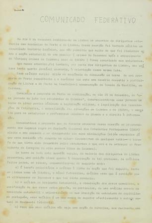 Comunicado Federativo