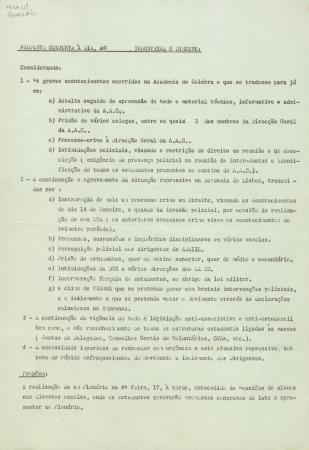 Proposta conjunta � RIA do Industrial e Direito
