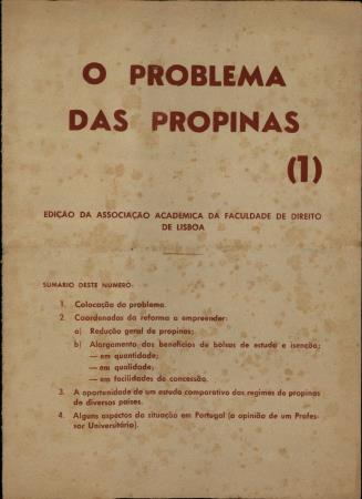 <b>O Problema das Propinas (1)</b>