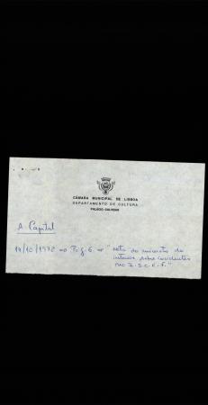 "Nota do Ministro do Interior sobre incidentes no I.S.C.E.F."