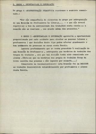 5 Grupo: Secretariado e Informa��o