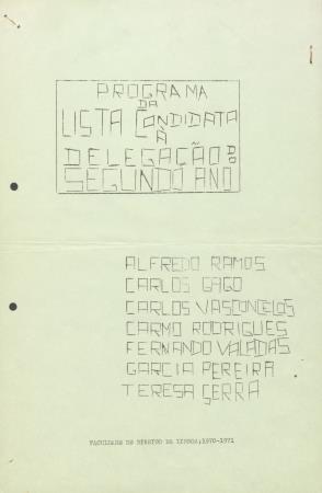 <b>Programa da Lista Candidata[...]</b>